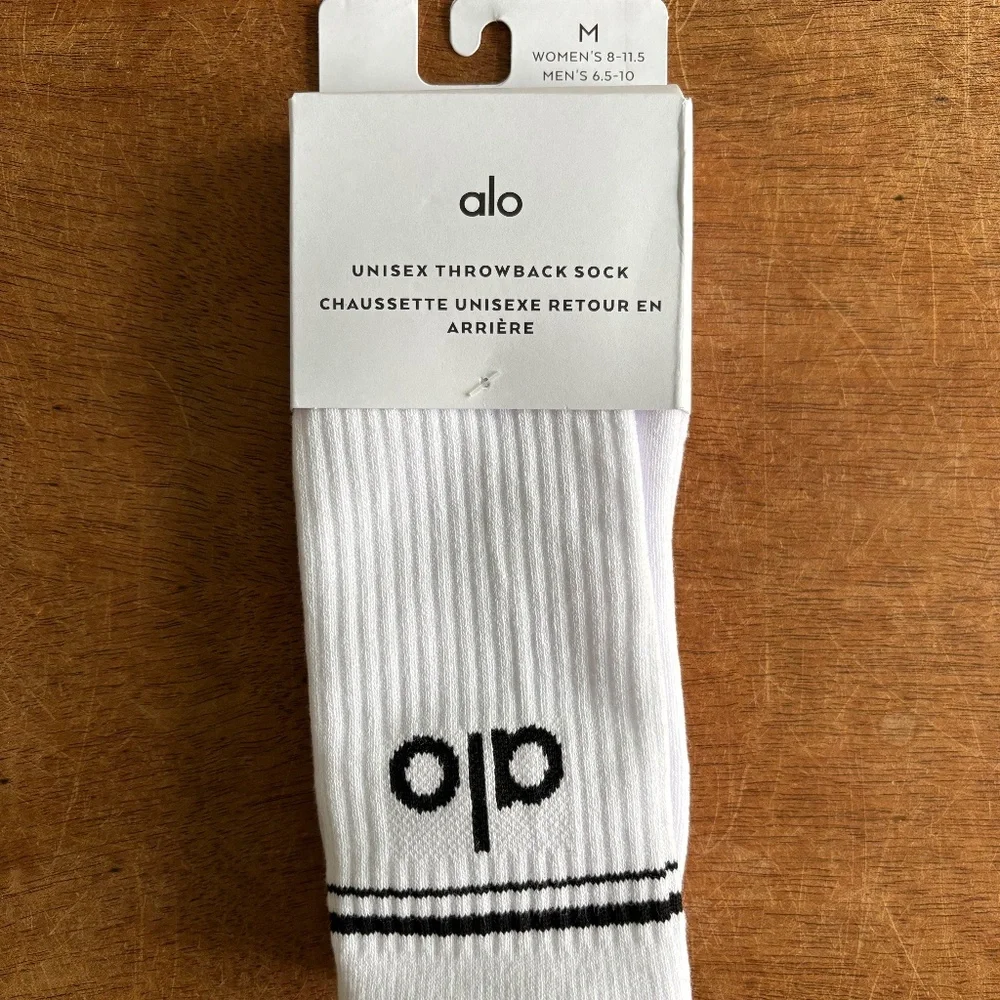 Alo yoga Unisex Throwback Sock